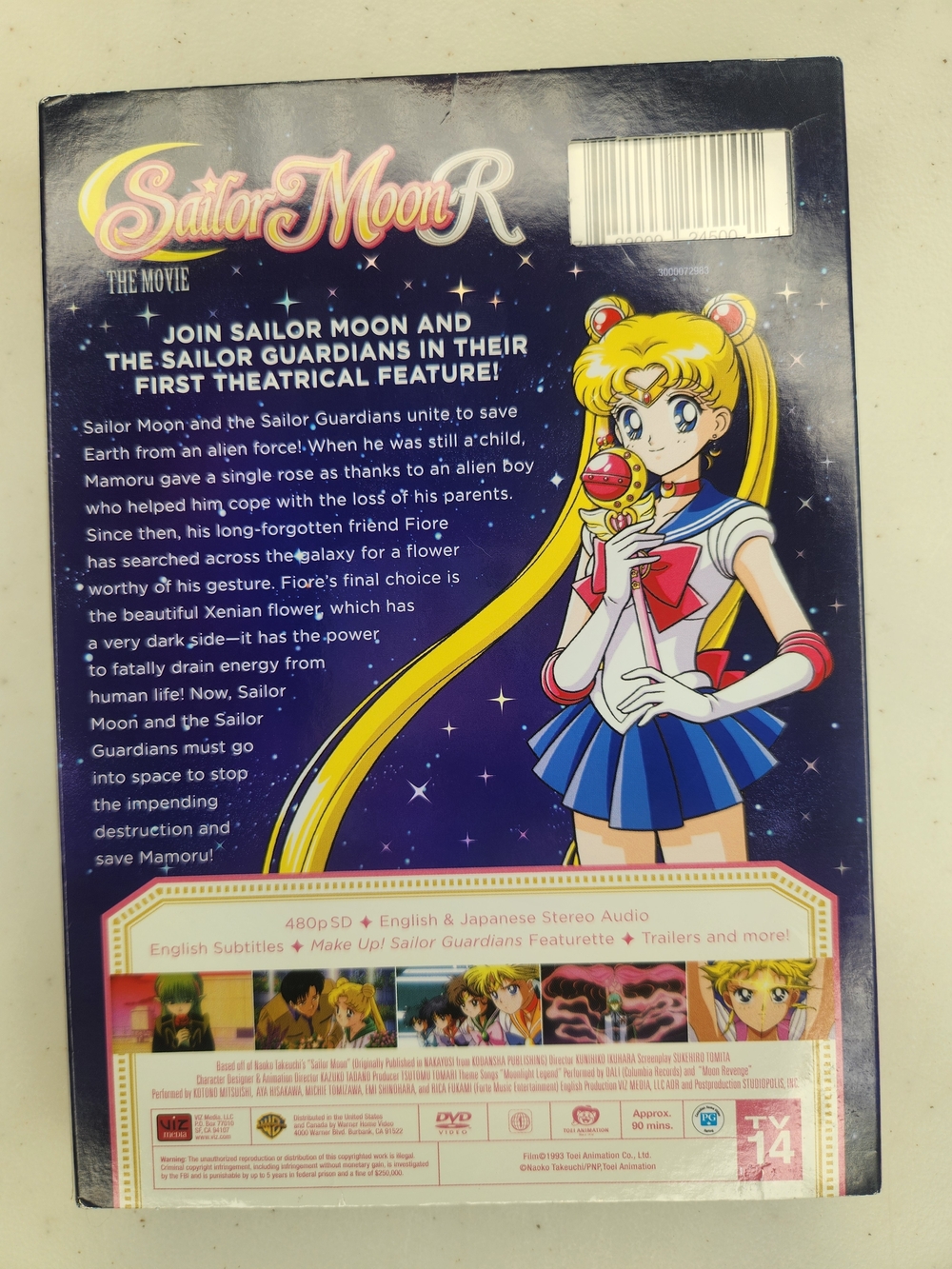 Sailor Moon R DVD Set Part 2 + R The Movie Viz Anime Bundle - Picture 4 of 5